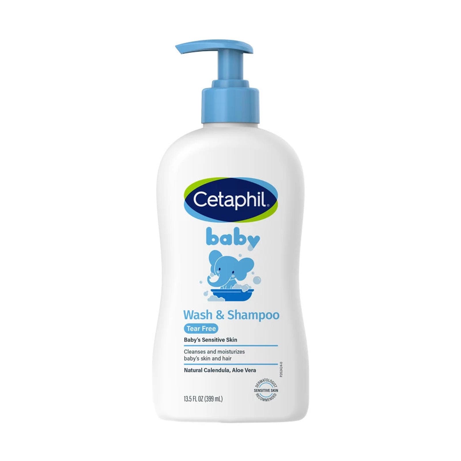 Cetaphil Baby Wash And Shampoo Tear Free Sensitive Skin 13.5oz - Image 1