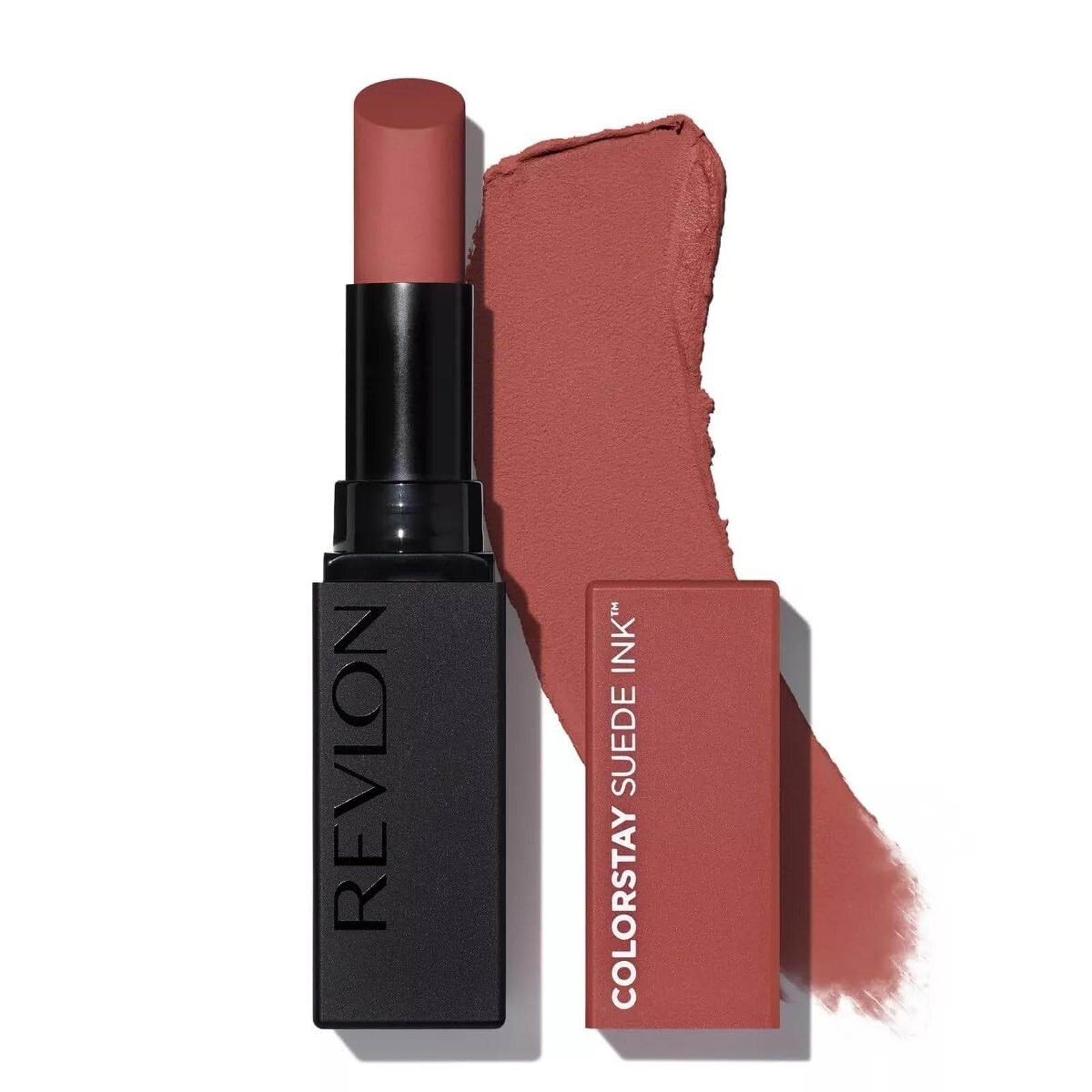 Open Box- REVLON Lipstick, ColorStay Suede Ink, Built-in Primer, Want It All 003 - Image 1