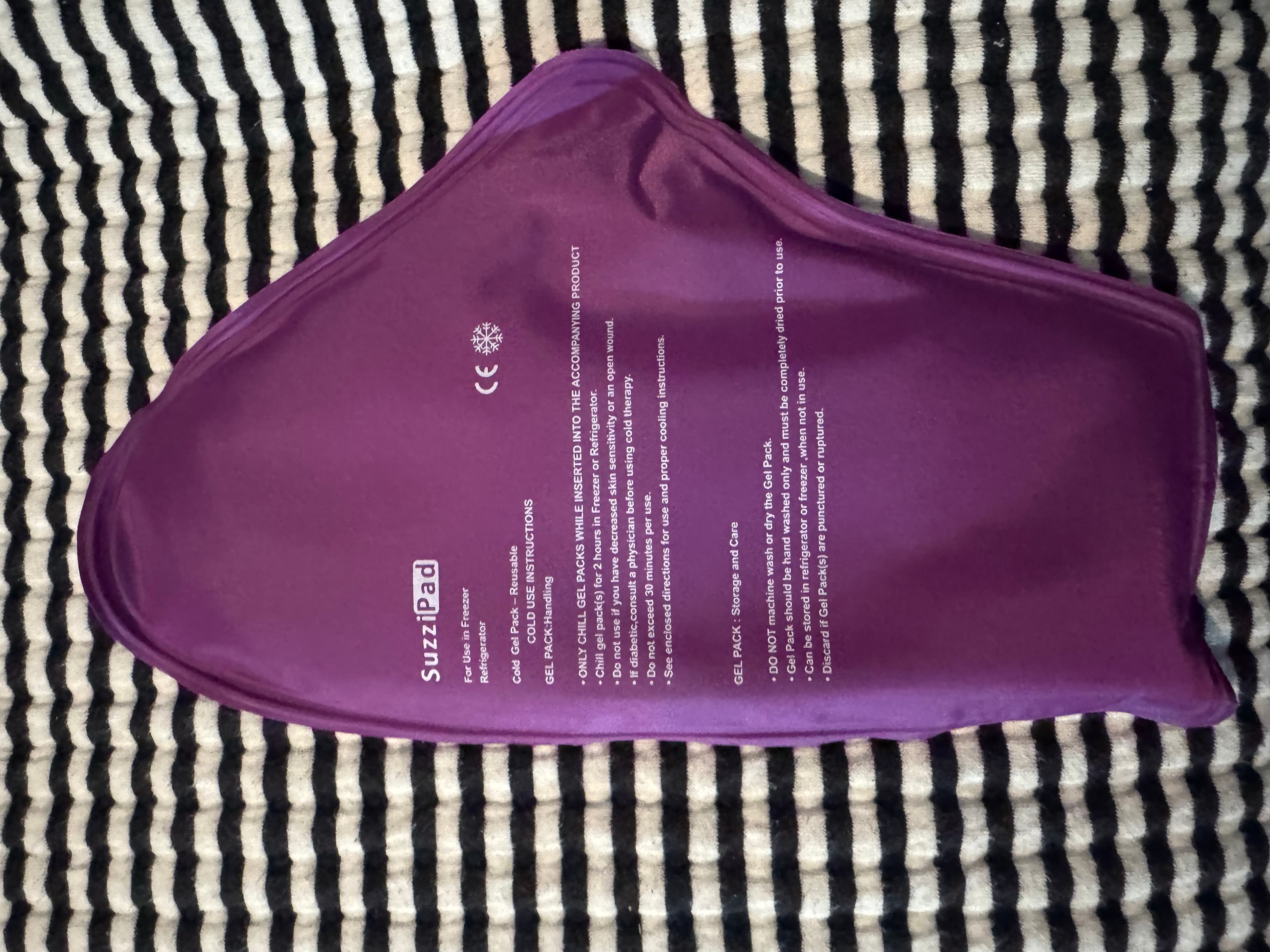 SuzziPad Replacement Gel Packs Purple S/M - Thumbnail 4