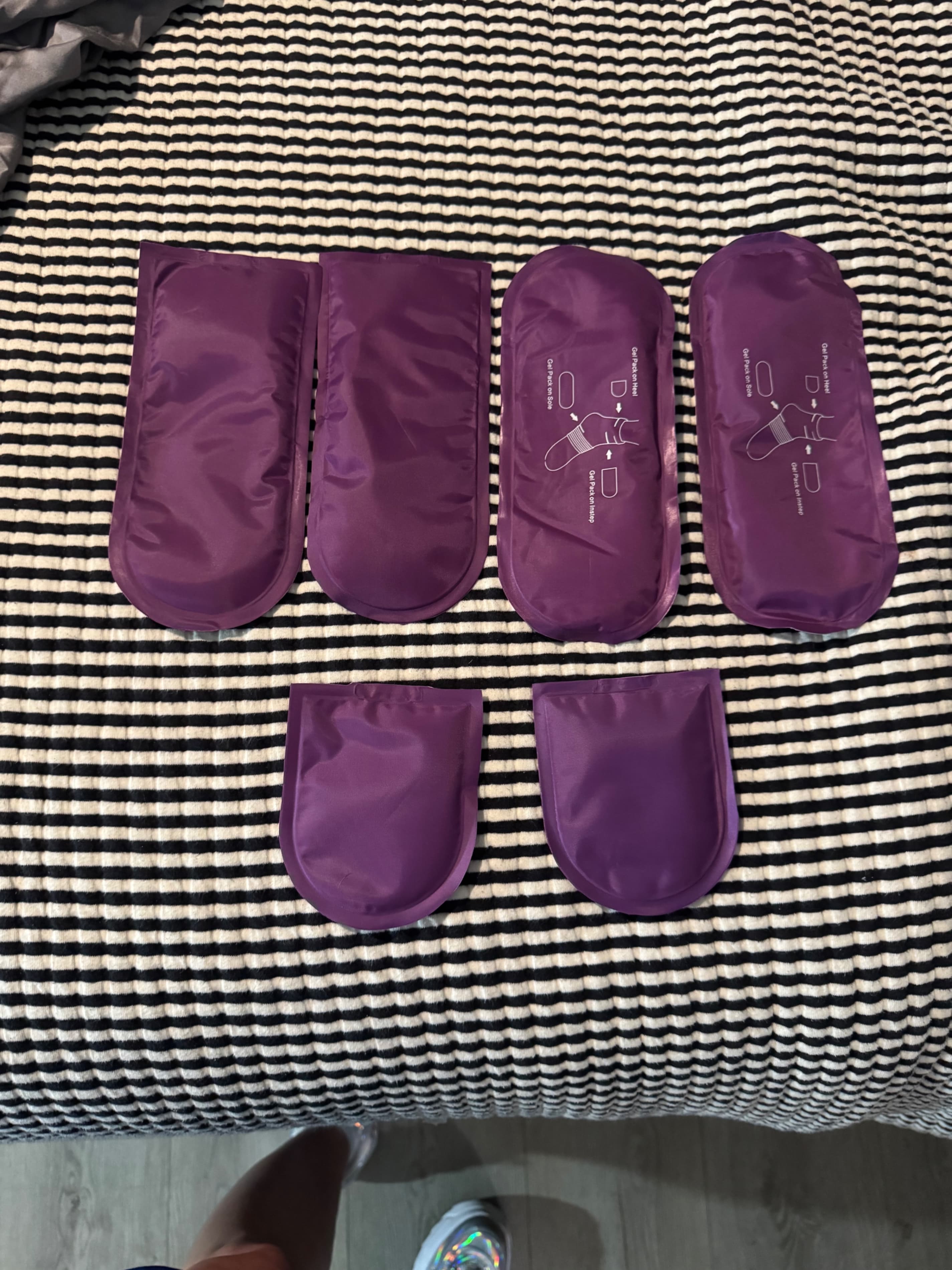 SuzziPad Replacement Gel Packs Purple S/M