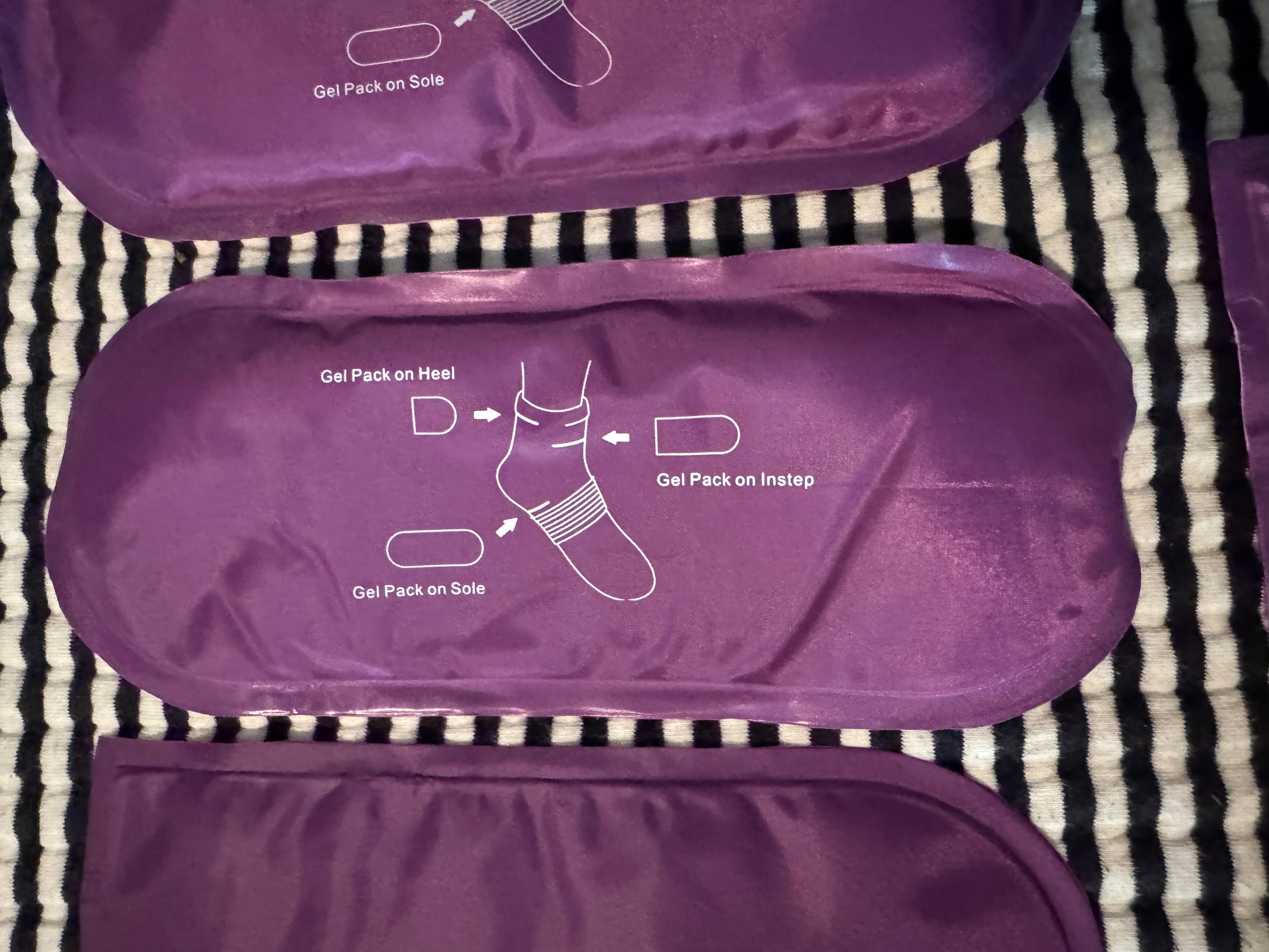 SuzziPad Replacement Gel Packs Purple S/M - Thumbnail 5