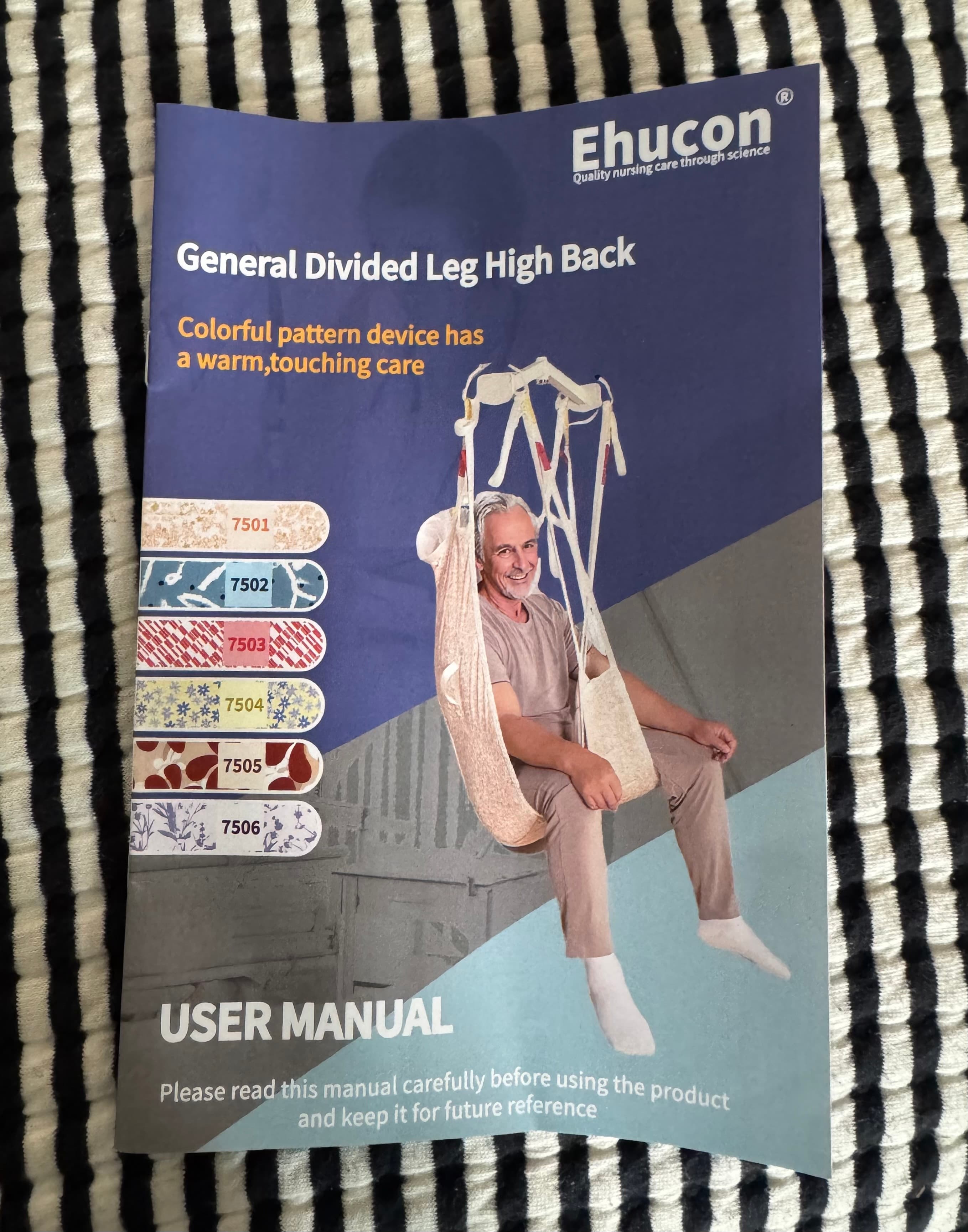 Premium Full-Body Divided Leg High-Back Patient Lift Sling – Comfortable & Secure Transfer Solution - Thumbnail 8