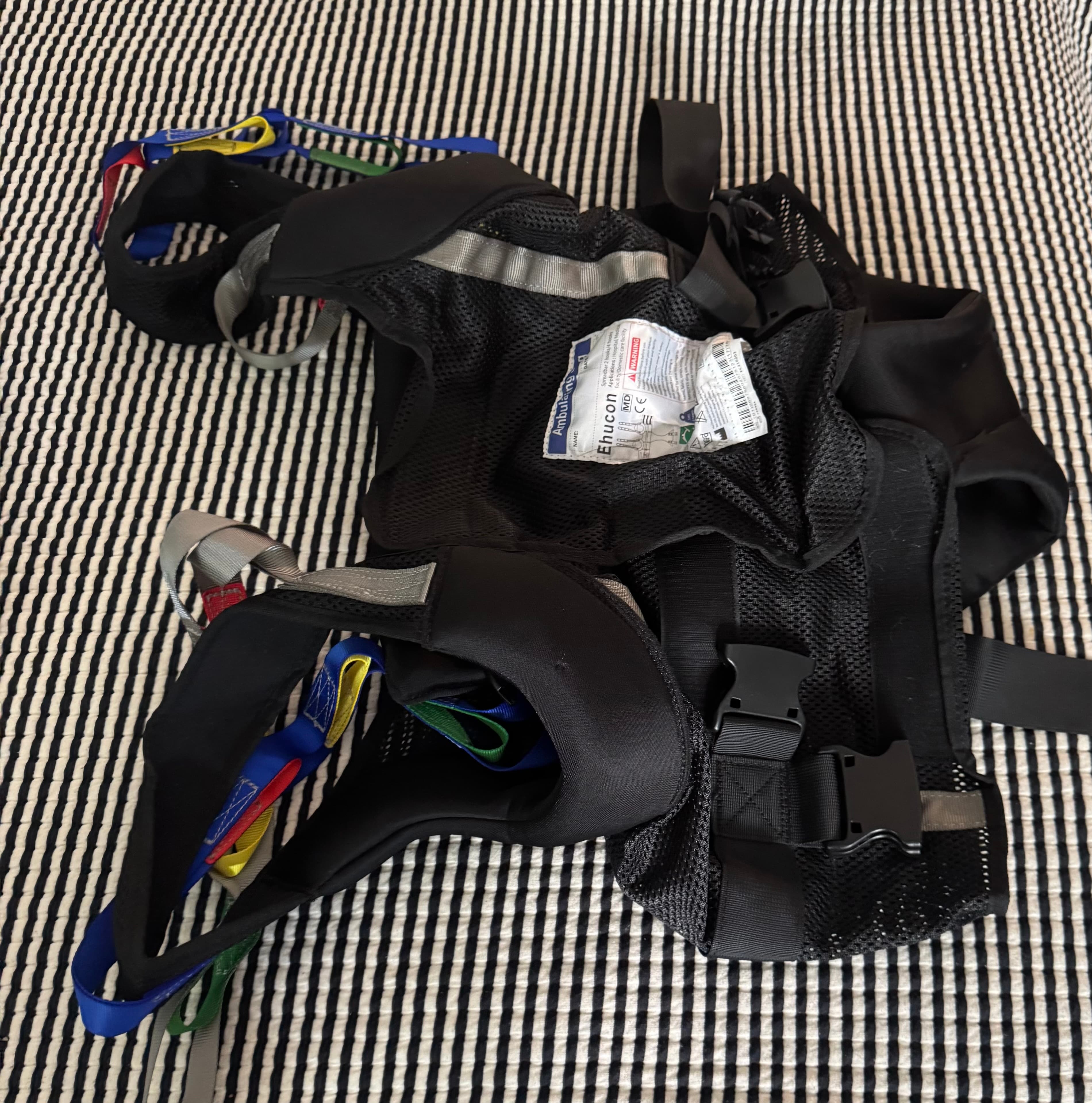 Patient Transfer Sling - Full Body Lift Sling with Multiple Straps - Thumbnail 2