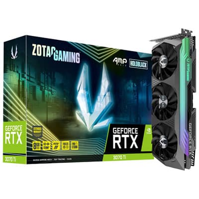 ZOTAC GAMING GeForce RTX 3070 Ti AMP Holo 8GB GDDR6X Graphics Card