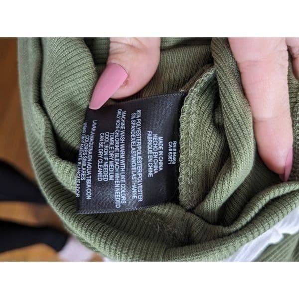 BCBG Paris Women's Knit Rib Dress Loden Green - Thumbnail 8