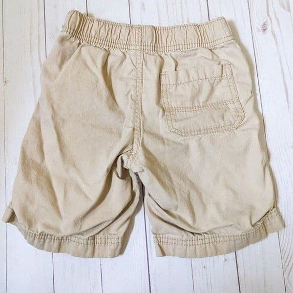 Carter's Boys Khaki Pull On Shorts Size 4 - Thumbnail 2