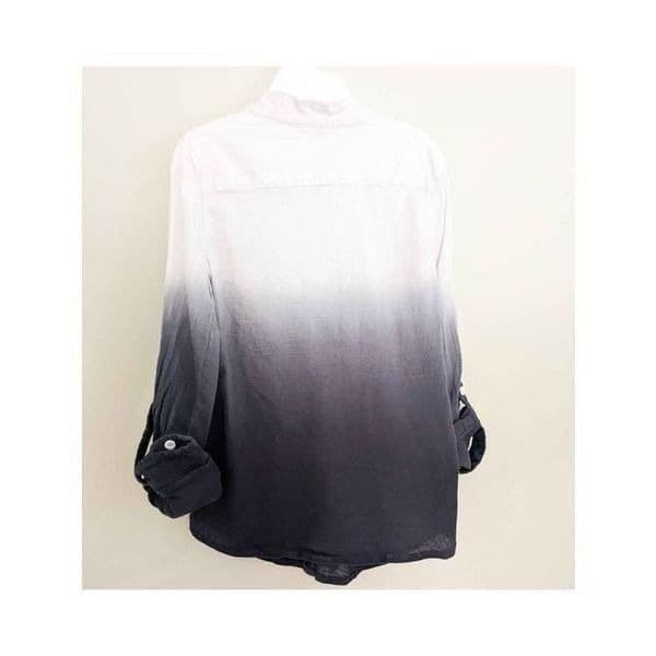 Gingham by Sovereign Code Boys Ombre Black and White Shirt - Thumbnail 2