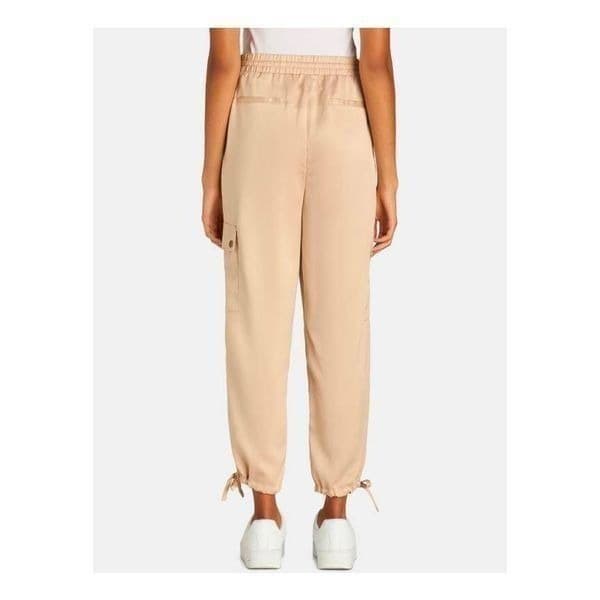 Time and Tru Satin Jogger Cargo Mid Rise Pants - Thumbnail 2