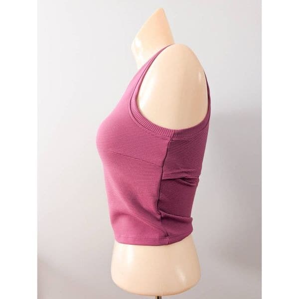 Move Theology Mauve Tank Top Bra - Thumbnail 4