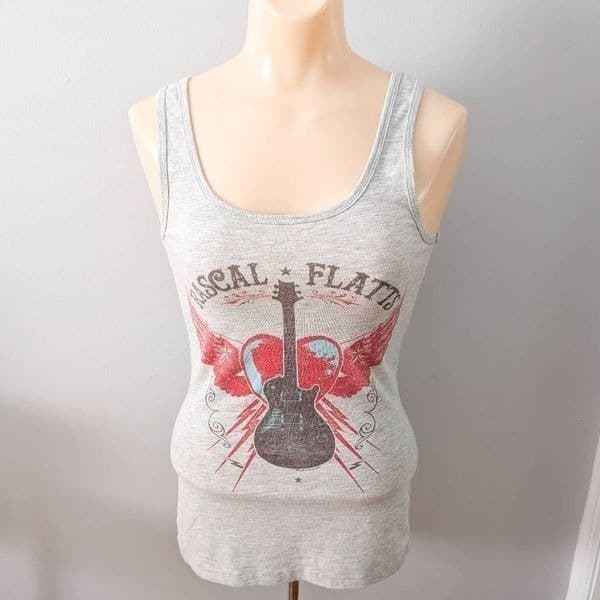 Rascal Flatts 2013 Tour Tank Top Gray - Thumbnail 2