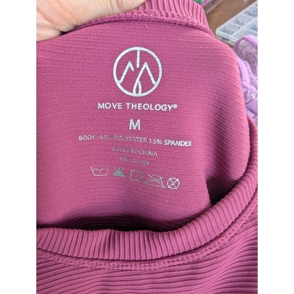 Move Theology Mauve Tank Top Bra - Thumbnail 5