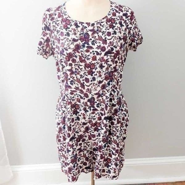 Jack Wills Floral Short Sleeve Romper with Pockets