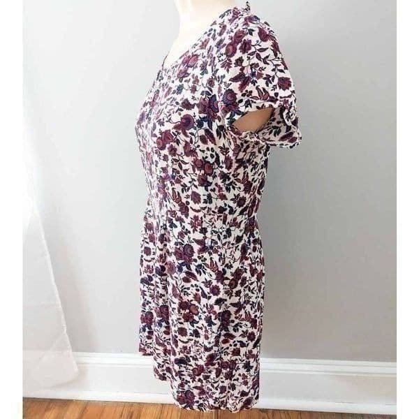 Jack Wills Floral Short Sleeve Romper with Pockets - Thumbnail 3