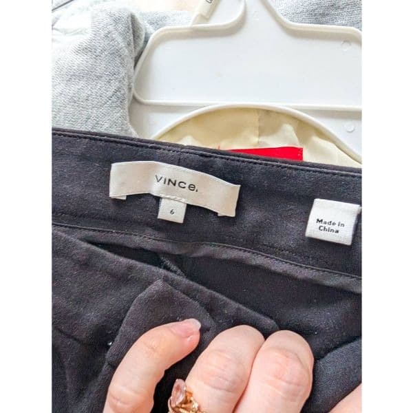 Vince Tapered Stove Pipe Pant Black - Thumbnail 7