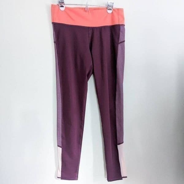 Aerie Orange and Purple Sports Bra and Legging Set - Thumbnail 2