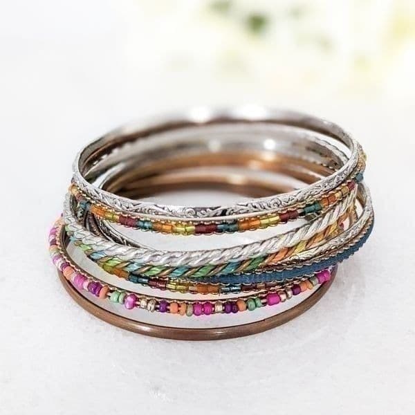 Colorful Bangle Fashion Bracelets