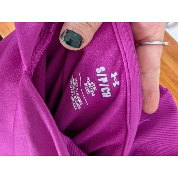 Under Armour Loose Mauve Pullover Hoodie - Thumbnail 3