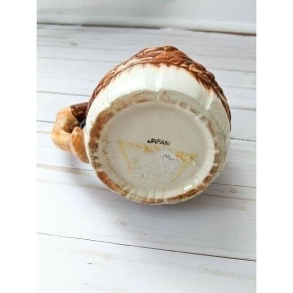 Vtg Cowboy Beer Barrel Mug Made in Japan - Thumbnail 4