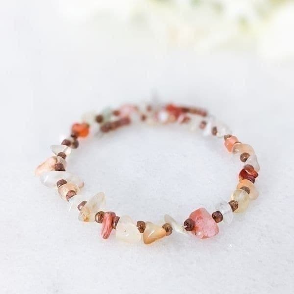 Beaded Stone Crystal Bracelet