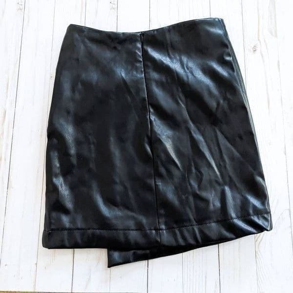 Thatssofetch Murk Skirt Black PU NWT - Thumbnail 5