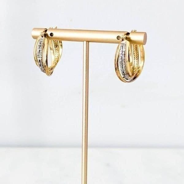 Victoria Townsend 18K Gold Over Sterling Silver Hoop Earrings