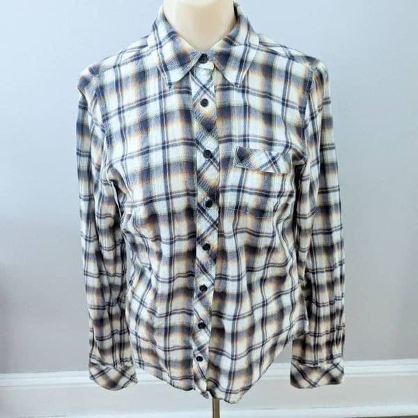 Gap Women's Plaid Button Up Shirt