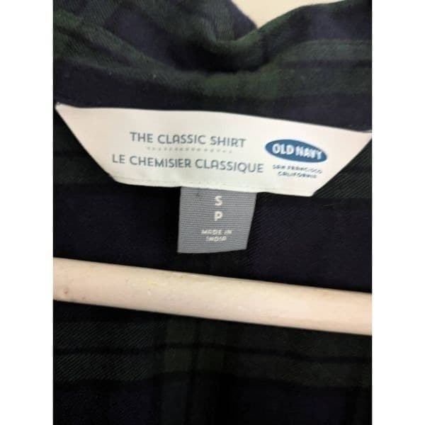Old Navy The Classic Flannel in Black Watch NWT - Thumbnail 3