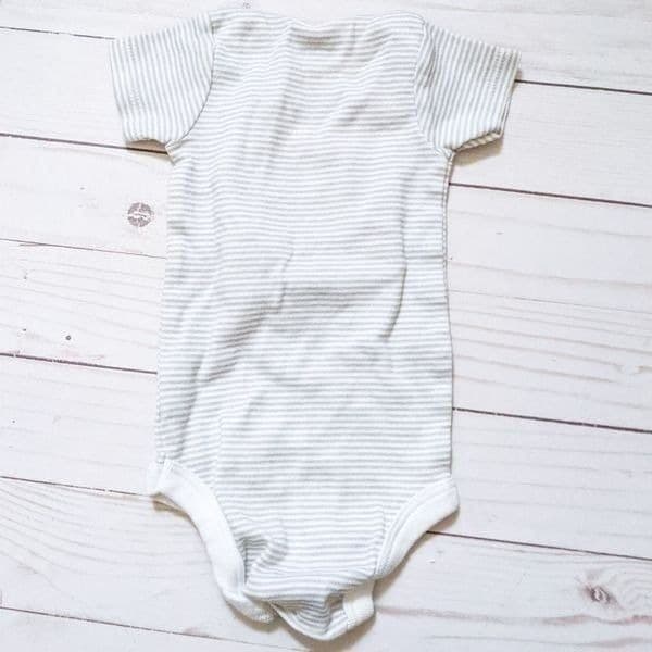 Gerber Baby Striped Bears Onesie 0-3 Mos - Thumbnail 2