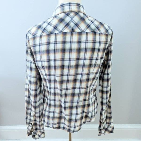 Gap Women's Plaid Button Up Shirt - Thumbnail 2