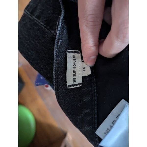 Madewell The Slim Boyjean in Lunar Wash 26 - Thumbnail 7