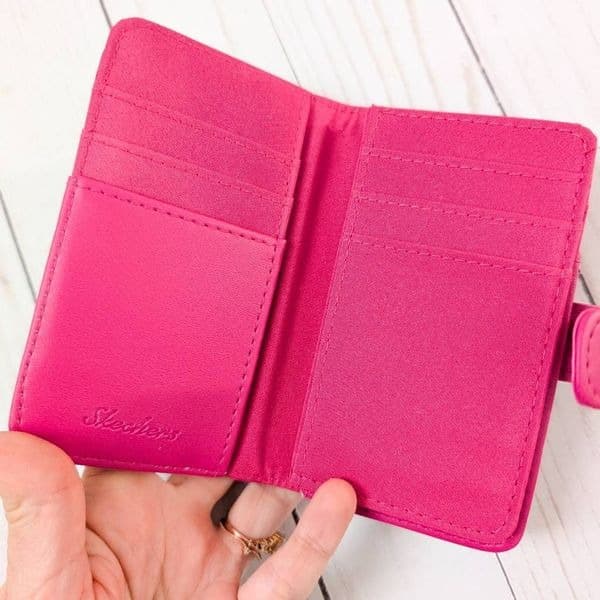 Sketchers Pink Card Wallet NWOT - Thumbnail 2