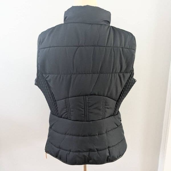 Metric Knits Women's Puffer Vest Black - Thumbnail 2
