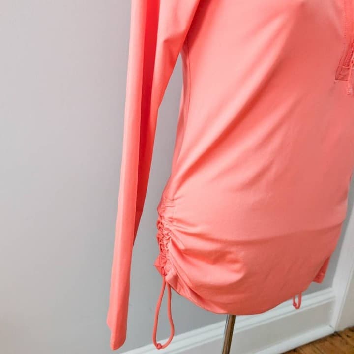 Eddie Bauer Swim Women's High Route Grid 1/2 Zip Up Citrus - Thumbnail 6