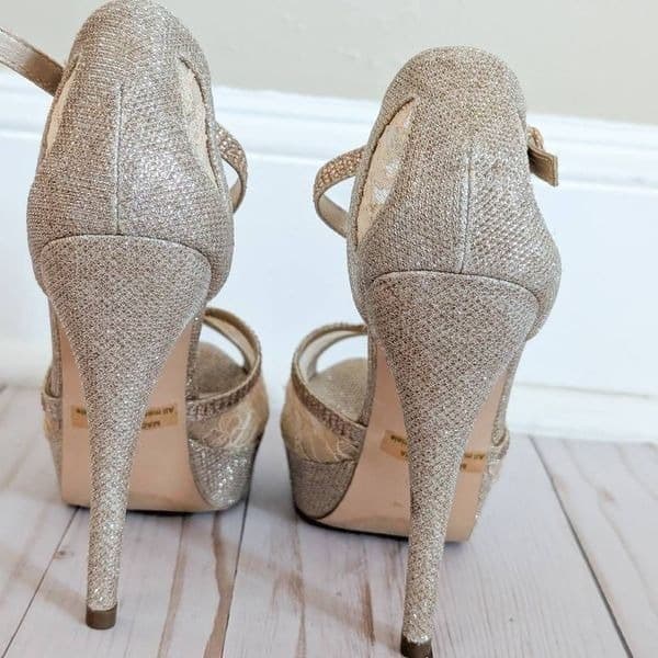 Dream Pairs Peep Toe Platform High Heels - Thumbnail 5