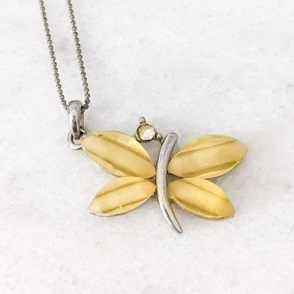 Cool Jewels Butterfly Pendant Necklace - Thumbnail 2