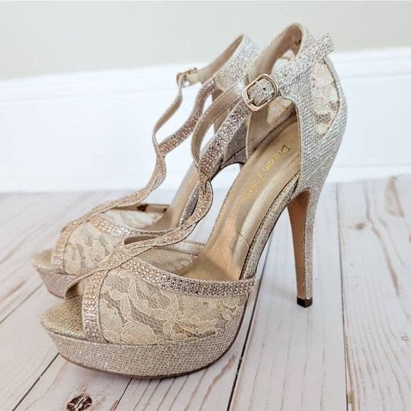 Dream Pairs Peep Toe Platform High Heels - Thumbnail 4