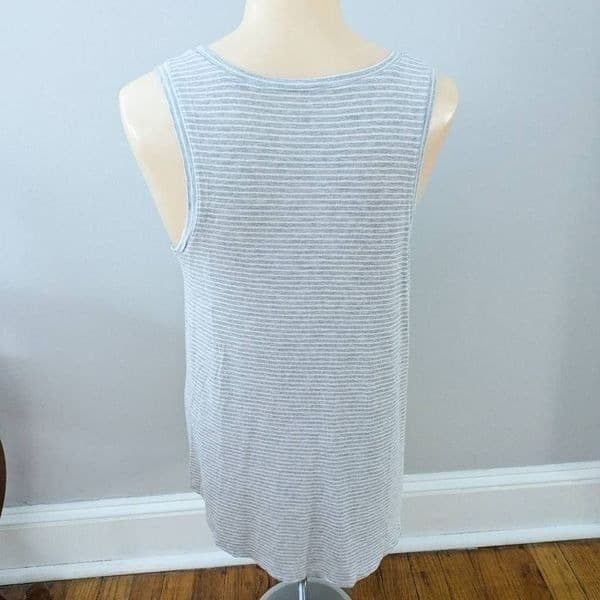 Aerie Soft and Sexy Gray Striped Tank Top - Thumbnail 3