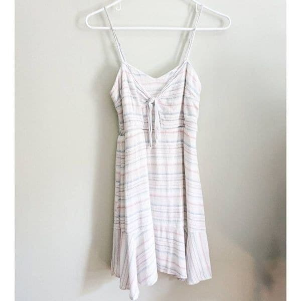 Charlotte Russe Flounce Hem Striped Sundress - Thumbnail 3