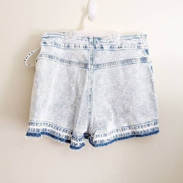 SO Released Hem Wrap Denim Skort - Thumbnail 6