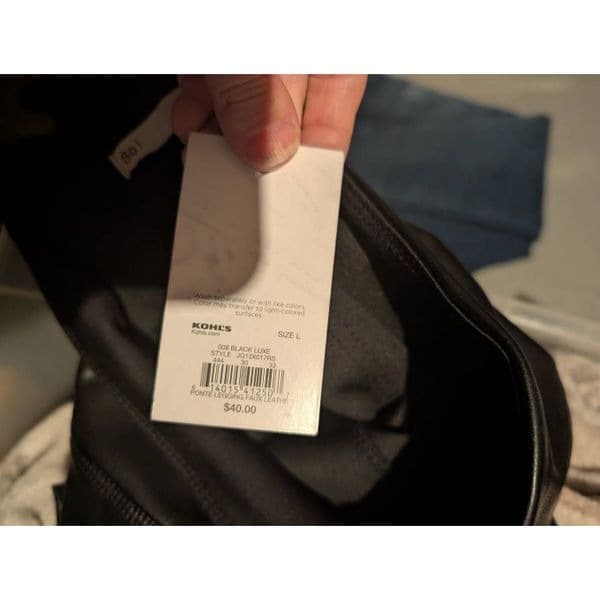 NWT SO Juniors Ponte Leggings Faux Leather - Thumbnail 4