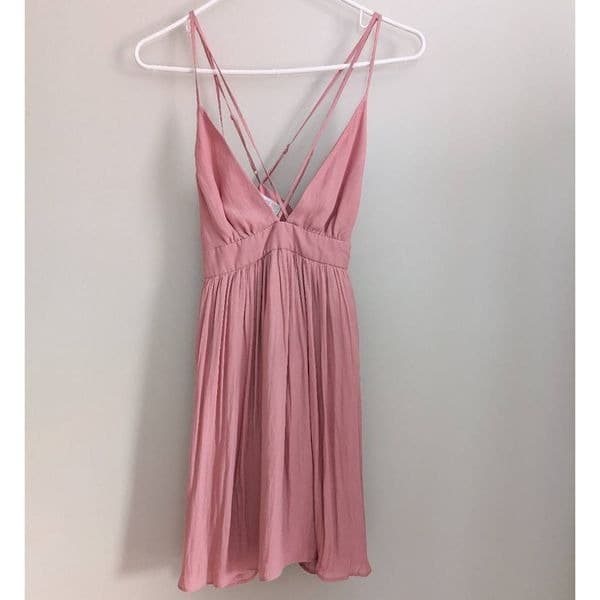 Forever 21 Strappy Dusty Rose Sundress - Thumbnail 3
