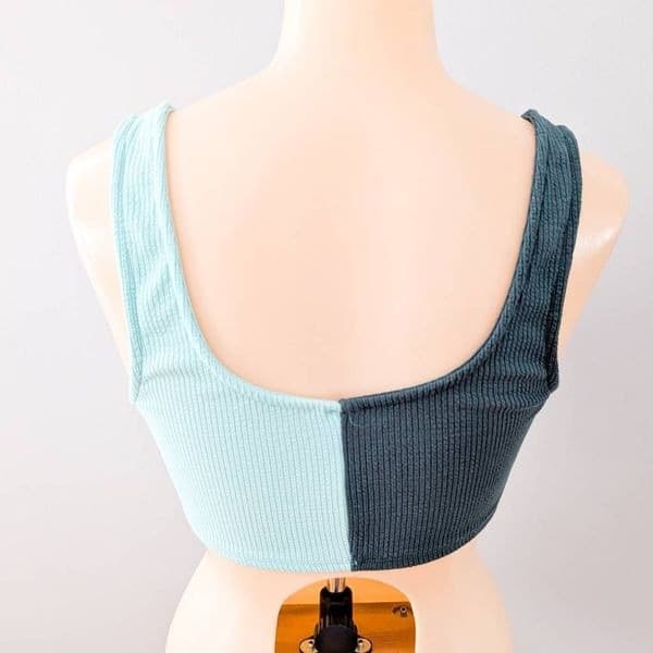 Wild Fable Color Block Crop Top - Thumbnail 5