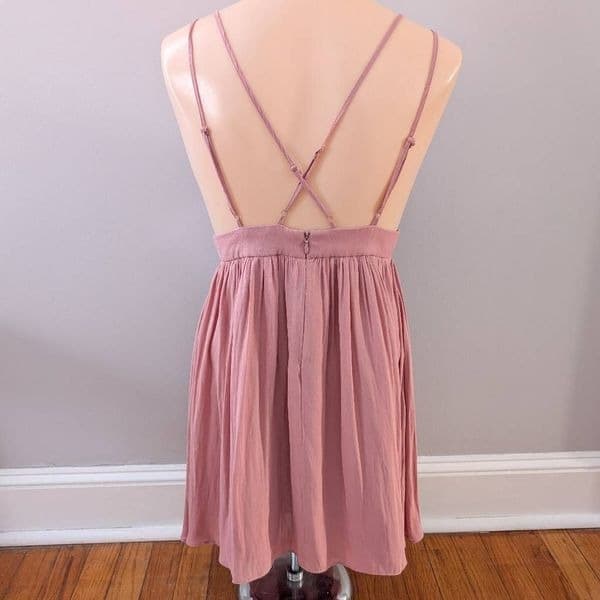 Forever 21 Strappy Dusty Rose Sundress - Thumbnail 2