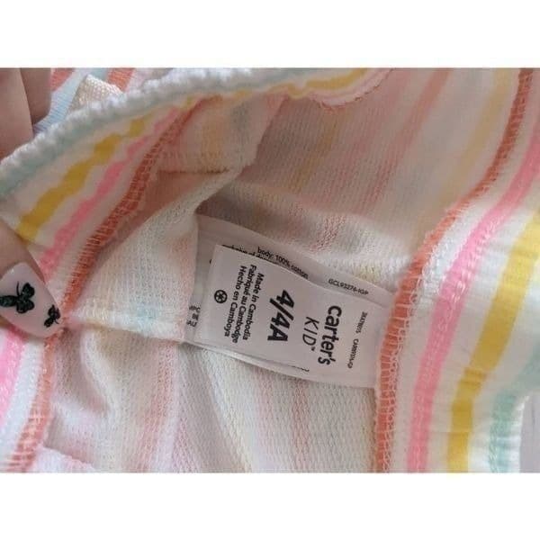 Carter's Kid Pull On Striped Shorts NWT - Thumbnail 4