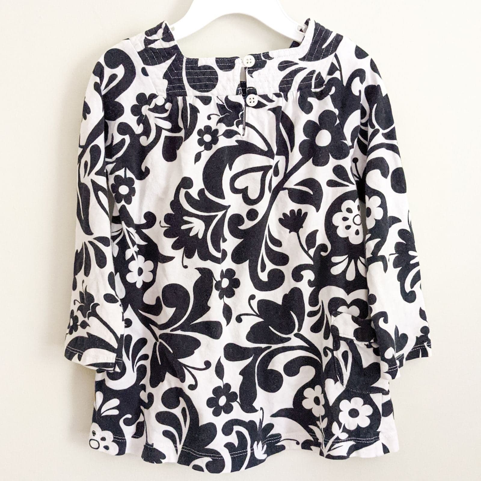 Carter's Square Neck Floral Tunic Top 3T - Thumbnail 2