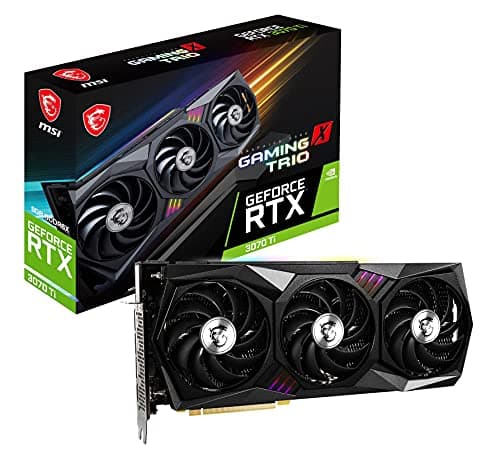 MSI RTX3070TGamingXTrio8 Gaming GeForce RTX 3070 Ti 8GB GDDR6X PCI Express 4.0 X16 Video Card