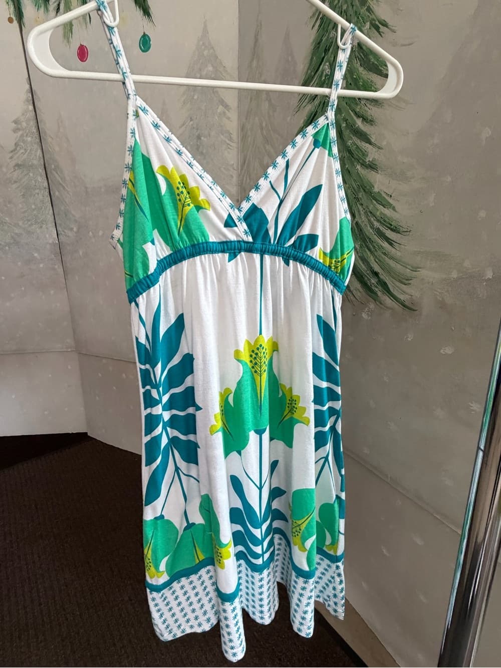 Timeless Floral Spaghetti Strap Sundress - Thumbnail 4