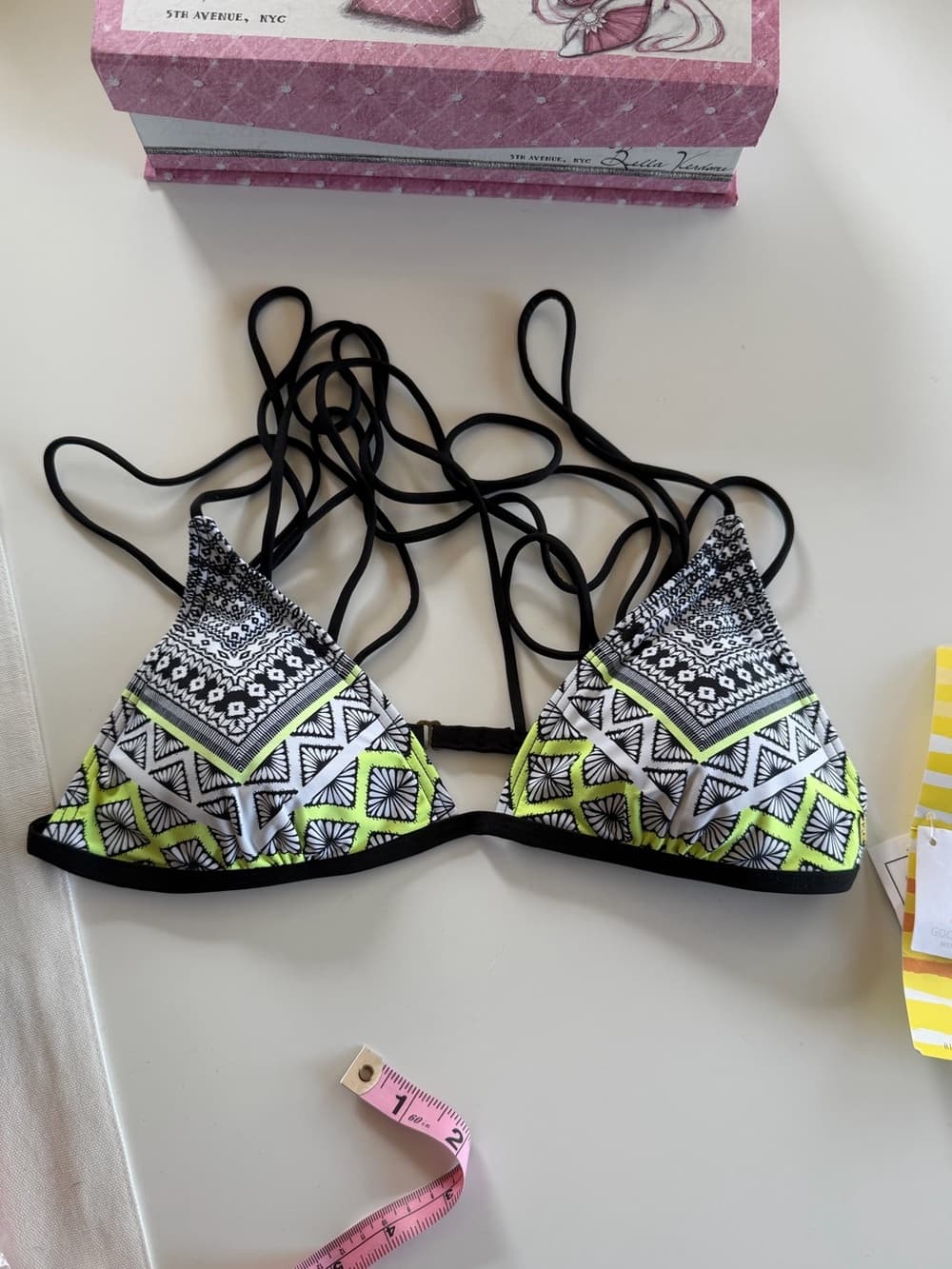 Vintage Strappy Neon Rip Curl Bikini Top — Rare - Thumbnail 6