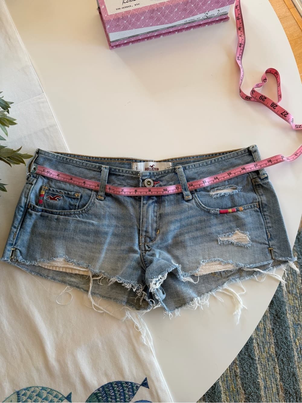 Vintage Hollister Low Rise Denim Shorts