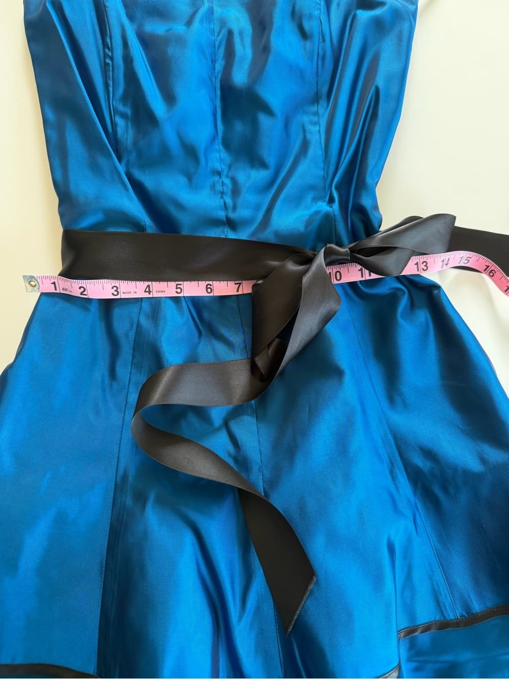 Gorgeous Royal Blue Cocktail Dress - Thumbnail 3